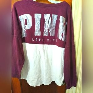 Victoria's secret glitter logo shirt